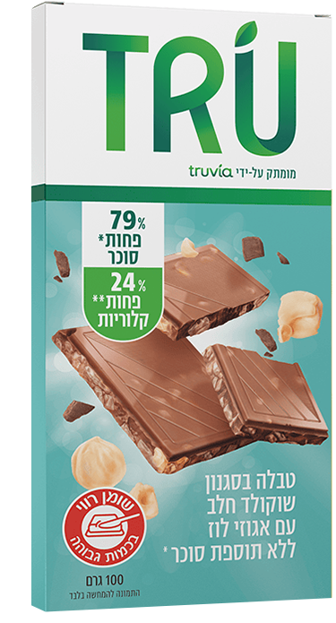 שוקולד חלב עם אגוזים 100 גרם